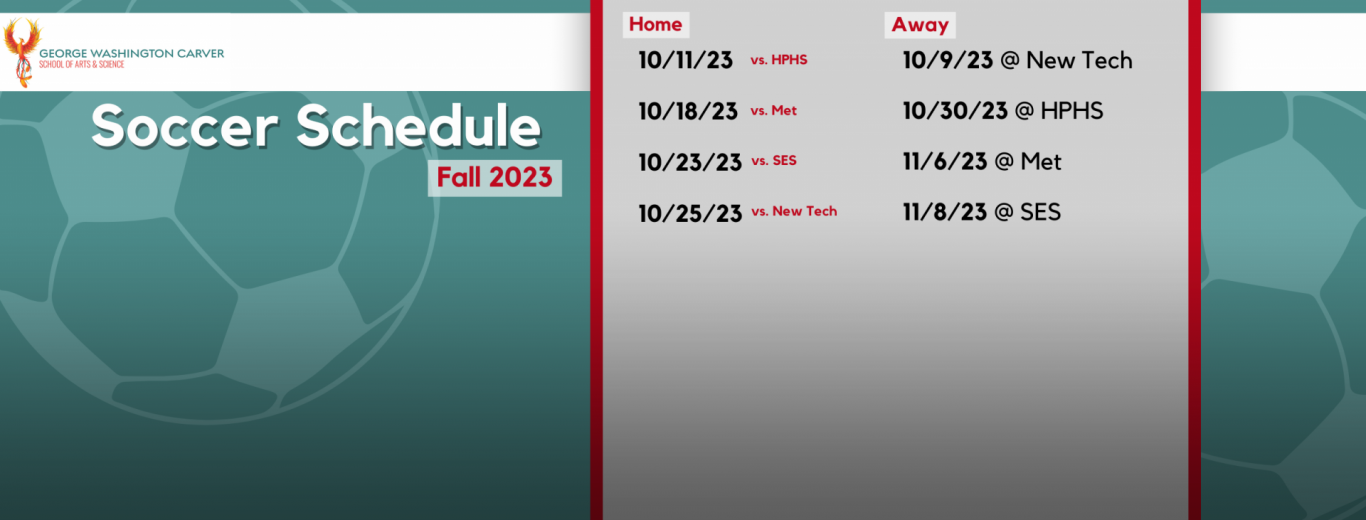 Soccer Schedule, Fall 2023